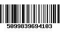 Código de Barras 5099839694103