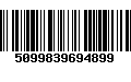 Código de Barras 5099839694899