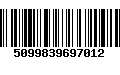 Código de Barras 5099839697012