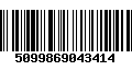 Código de Barras 5099869043414