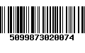 Código de Barras 5099873020074