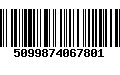 Código de Barras 5099874067801