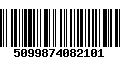 Código de Barras 5099874082101