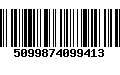 Código de Barras 5099874099413