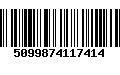 Código de Barras 5099874117414