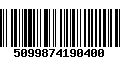 Código de Barras 5099874190400