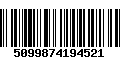 Código de Barras 5099874194521