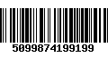 Código de Barras 5099874199199