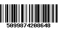 Código de Barras 5099874208648