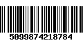 Código de Barras 5099874218784