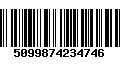 Código de Barras 5099874234746
