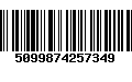 Código de Barras 5099874257349