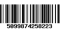 Código de Barras 5099874258223