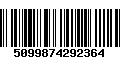 Código de Barras 5099874292364