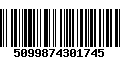 Código de Barras 5099874301745
