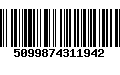 Código de Barras 5099874311942
