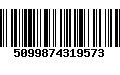 Código de Barras 5099874319573