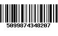Código de Barras 5099874348207