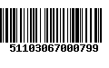 Código de Barras 51103067000799