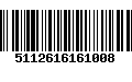 Código de Barras 5112616161008