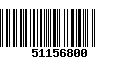 Código de Barras 51156800