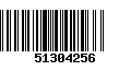 Código de Barras 51304256