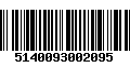 Código de Barras 5140093002095