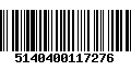 Código de Barras 5140400117276