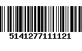 Código de Barras 5141277111121