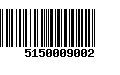 Código de Barras 5150009002