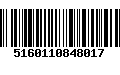 Código de Barras 5160110848017