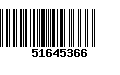 Código de Barras 51645366