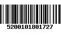 Código de Barras 5200101801727