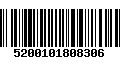 Código de Barras 5200101808306