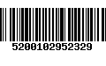 Código de Barras 5200102952329