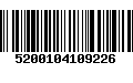 Código de Barras 5200104109226