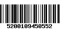 Código de Barras 5200109450552