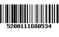 Código de Barras 5200111680534