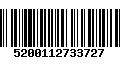 Código de Barras 5200112733727