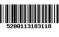 Código de Barras 5200113183118