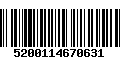 Código de Barras 5200114670631