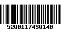 Código de Barras 5200117430140