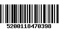 Código de Barras 5200118470398