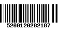 Código de Barras 5200120282187