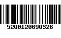 Código de Barras 5200120690326