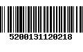 Código de Barras 5200131120218