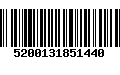 Código de Barras 5200131851440