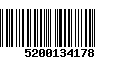 Código de Barras 5200134178