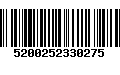 Código de Barras 5200252330275