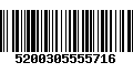 Código de Barras 5200305555716